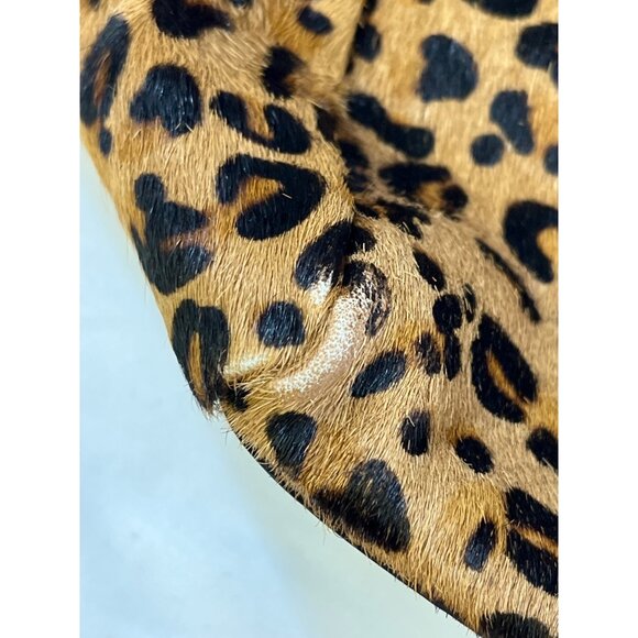 Fossil Women's Tan Leopard Design Shoulder or Tote Bag SKU 6320 - Picture 11 of 12